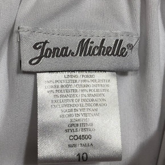 White Tropical Cold Shoulder Summer Dress - Picture 4 of 8